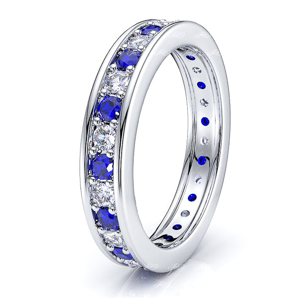 Diamond and Blue Sapphire