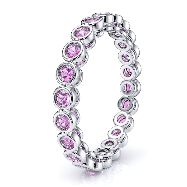 White Pink Sapphire