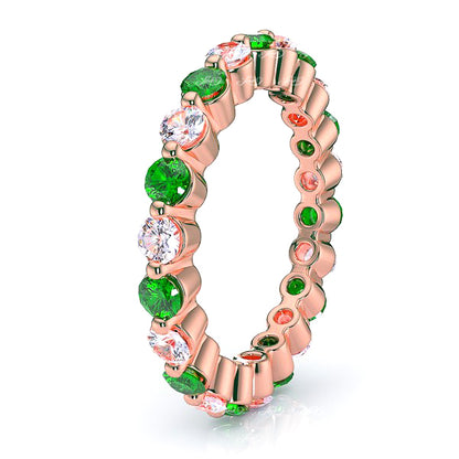 Rose Diamond and Emerald