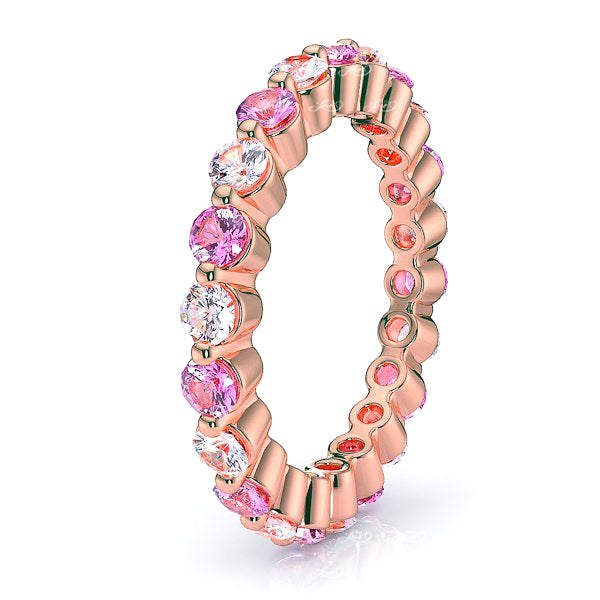 Rose Diamond and Pink Sapphire