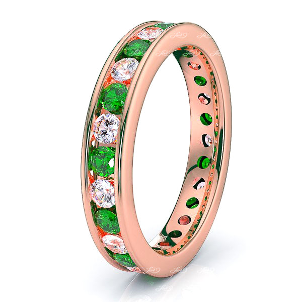Rose Diamond and Emerald