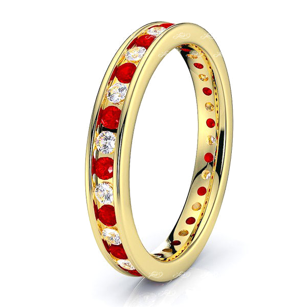 Yellow Diamond and Ruby