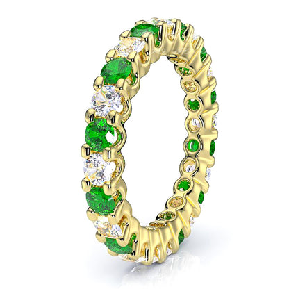 Yellow Diamond and Emerald