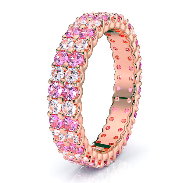 Rose Diamond and Pink Sapphire