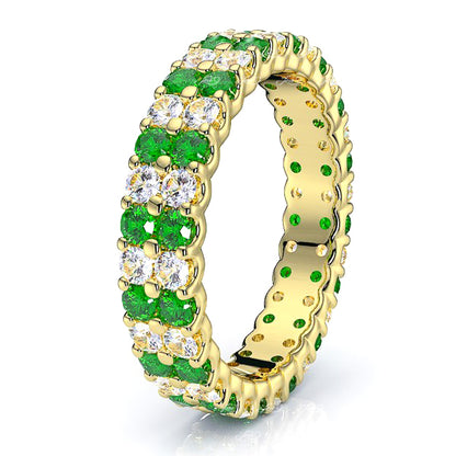 Yellow Diamond and Emerald