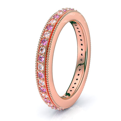 Rose Diamond and Pink Sapphire
