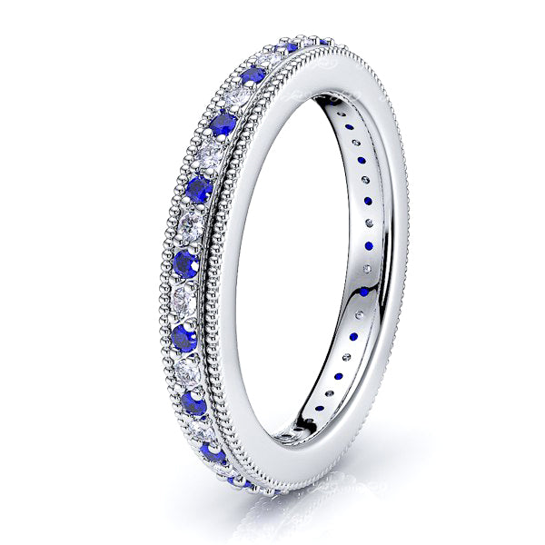 Diamond and Blue Sapphire