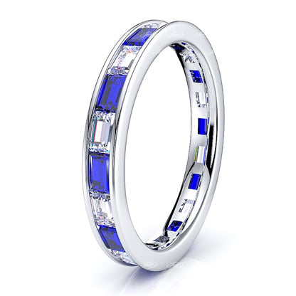 Diamond and Blue Sapphire