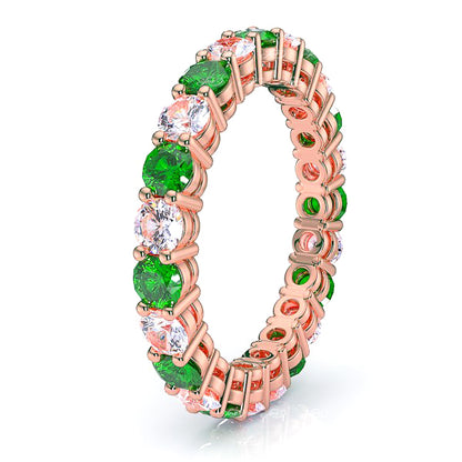 Rose Diamond and Emerald