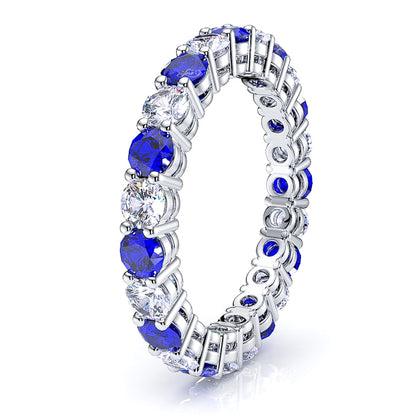 Diamond and Blue Sapphire
