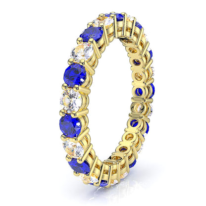 Yellow Diamond and Blue Sapphire