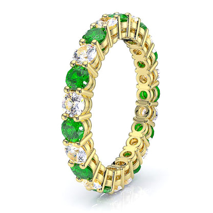 Yellow Diamond and Emerald