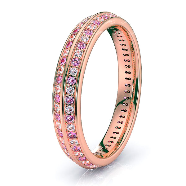 Rose Diamond and Pink Sapphire