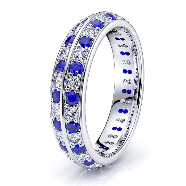 Diamond and Blue Sapphire