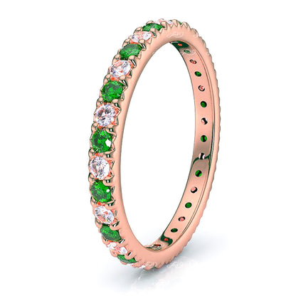 Rose Diamond and Emerald