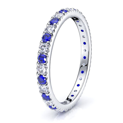Diamond and Blue Sapphire