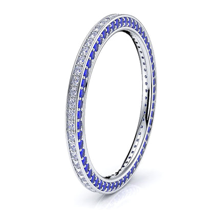Diamond and Blue Sapphire