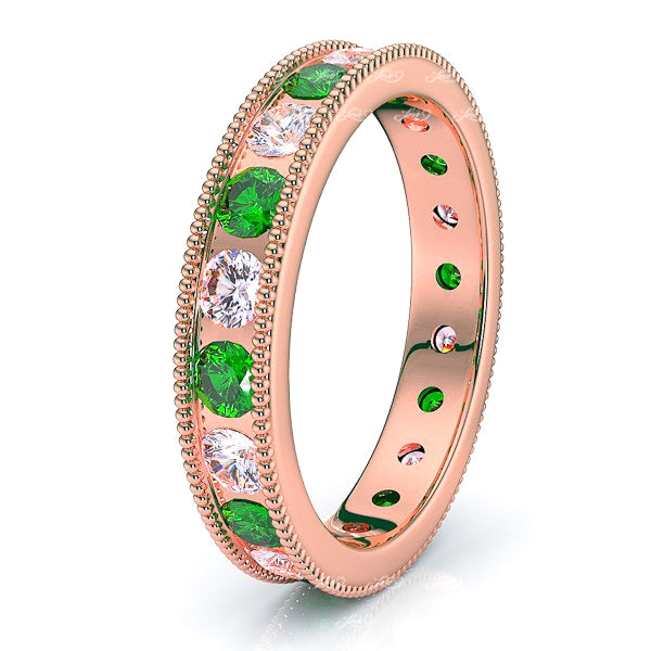 Rose Diamond and Emerald