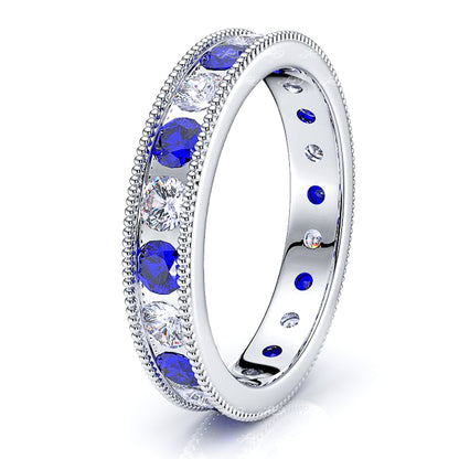 Diamond and Blue Sapphire