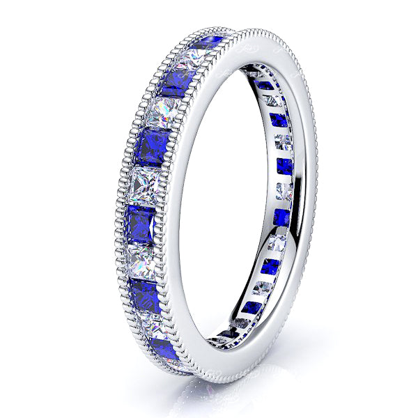 Diamond and Blue Sapphire