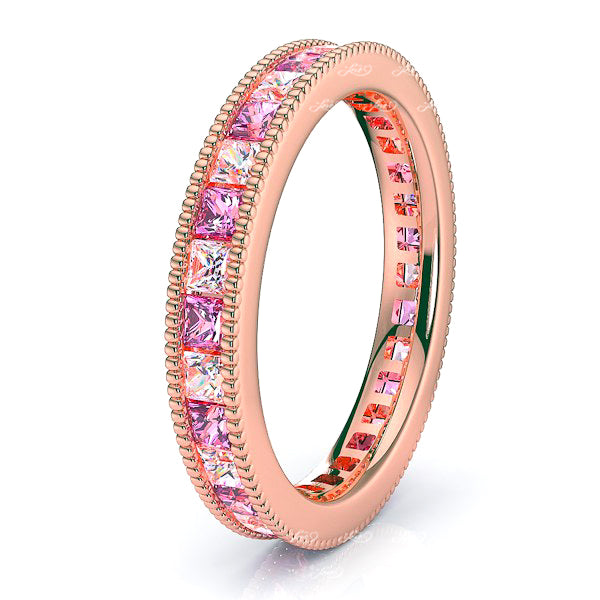 Rose Diamond and Pink Sapphire