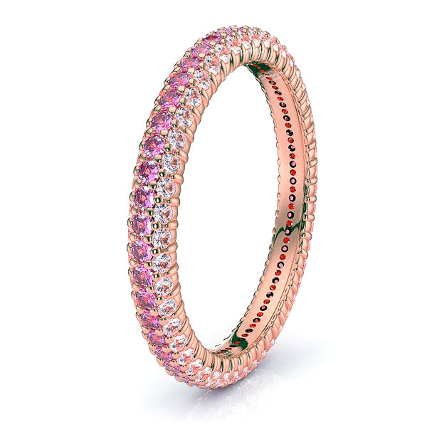 Rose Diamond and Pink Sapphire
