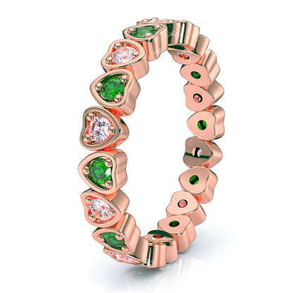 Rose Diamond and Emerald