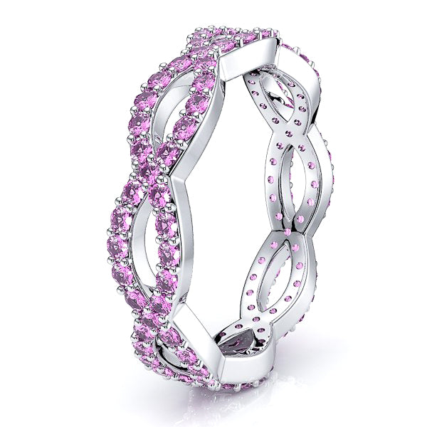 White Pink Sapphire
