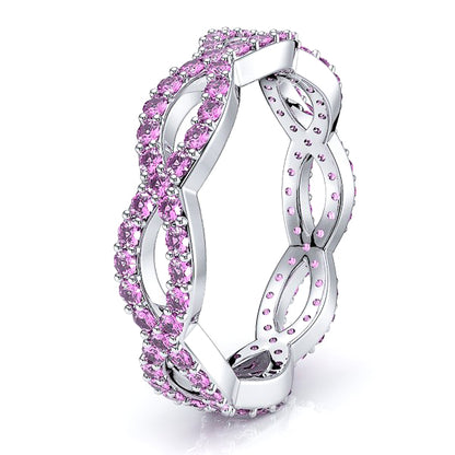 White Pink Sapphire