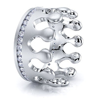 Khaleesi Crown Mens Diamond Wedding Band