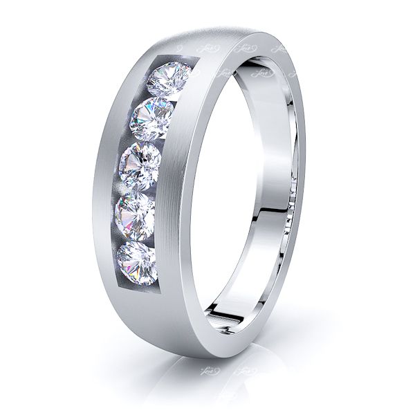 Seraphina Mens Diamond Wedding Band