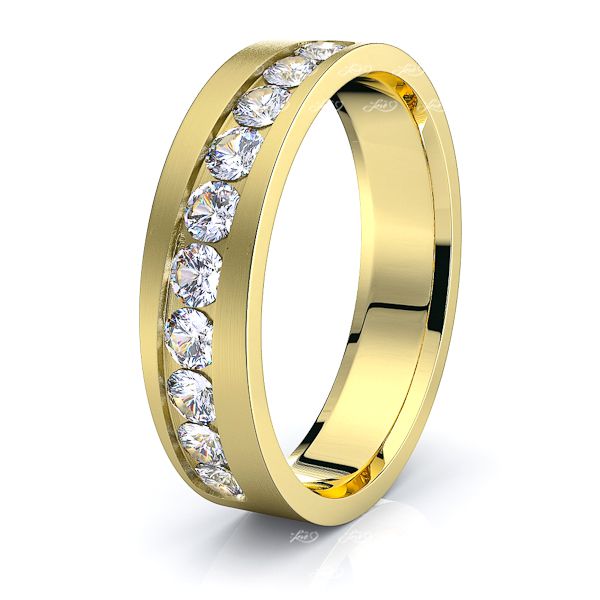 Eliza Mens Diamond Wedding Ring