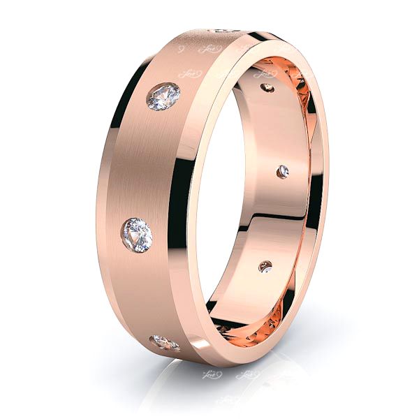 Annabelle Mens Diamond Wedding Band