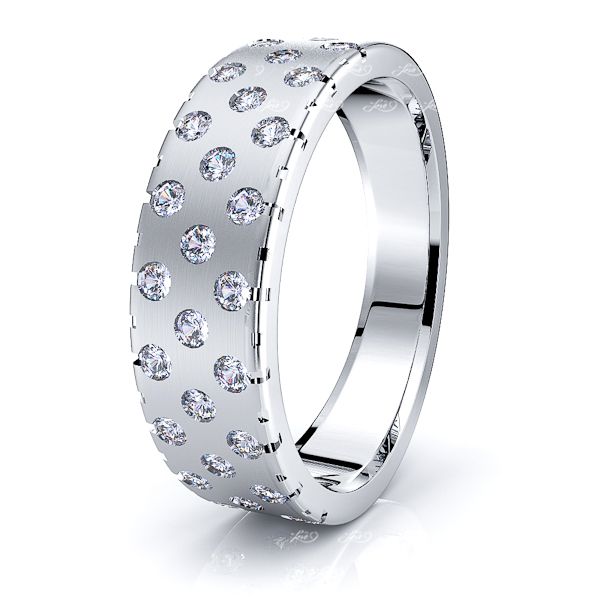 Jane Mens Diamond Wedding Ring