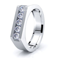 Merida Mens Diamond Wedding Band