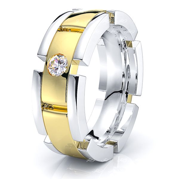 White-Yellow Diamond