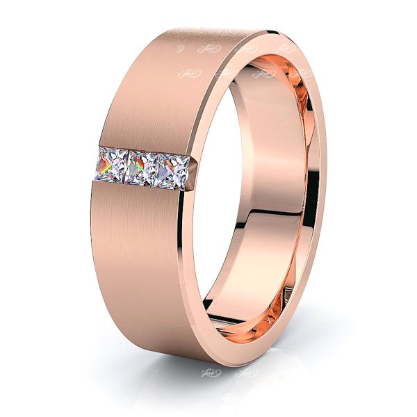 Elsie Mens Diamond Wedding Band