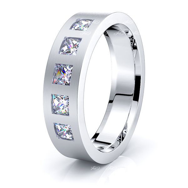 Zoe Mens Diamond Wedding Band