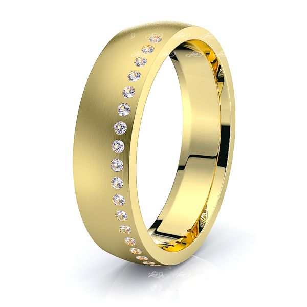 Mim Mens Diamond Wedding Band