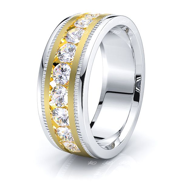 Naomi Mens Diamond Wedding Band