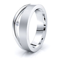 Lottie Mens Diamond Wedding Ring