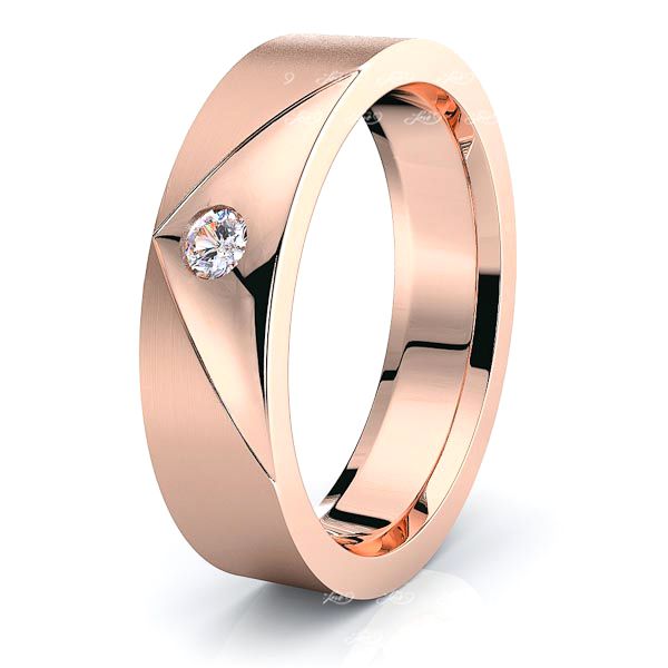 Hattie Mens Diamond Wedding Ring