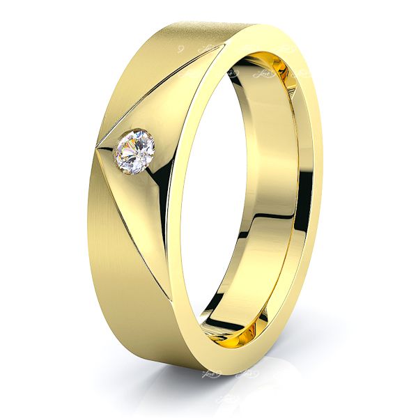 Hattie Mens Diamond Wedding Ring