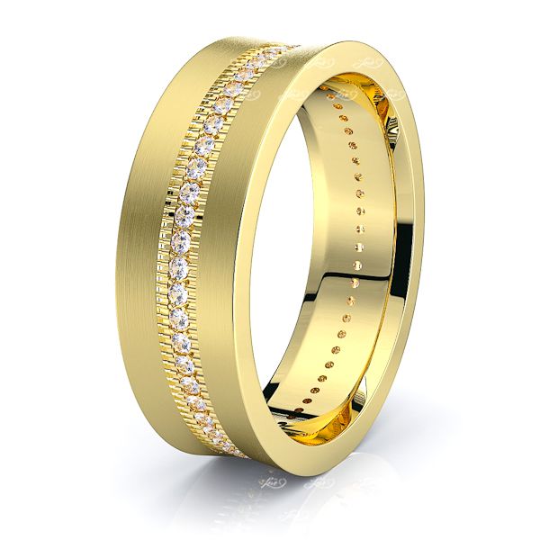 Louise Mens Diamond Wedding Ring