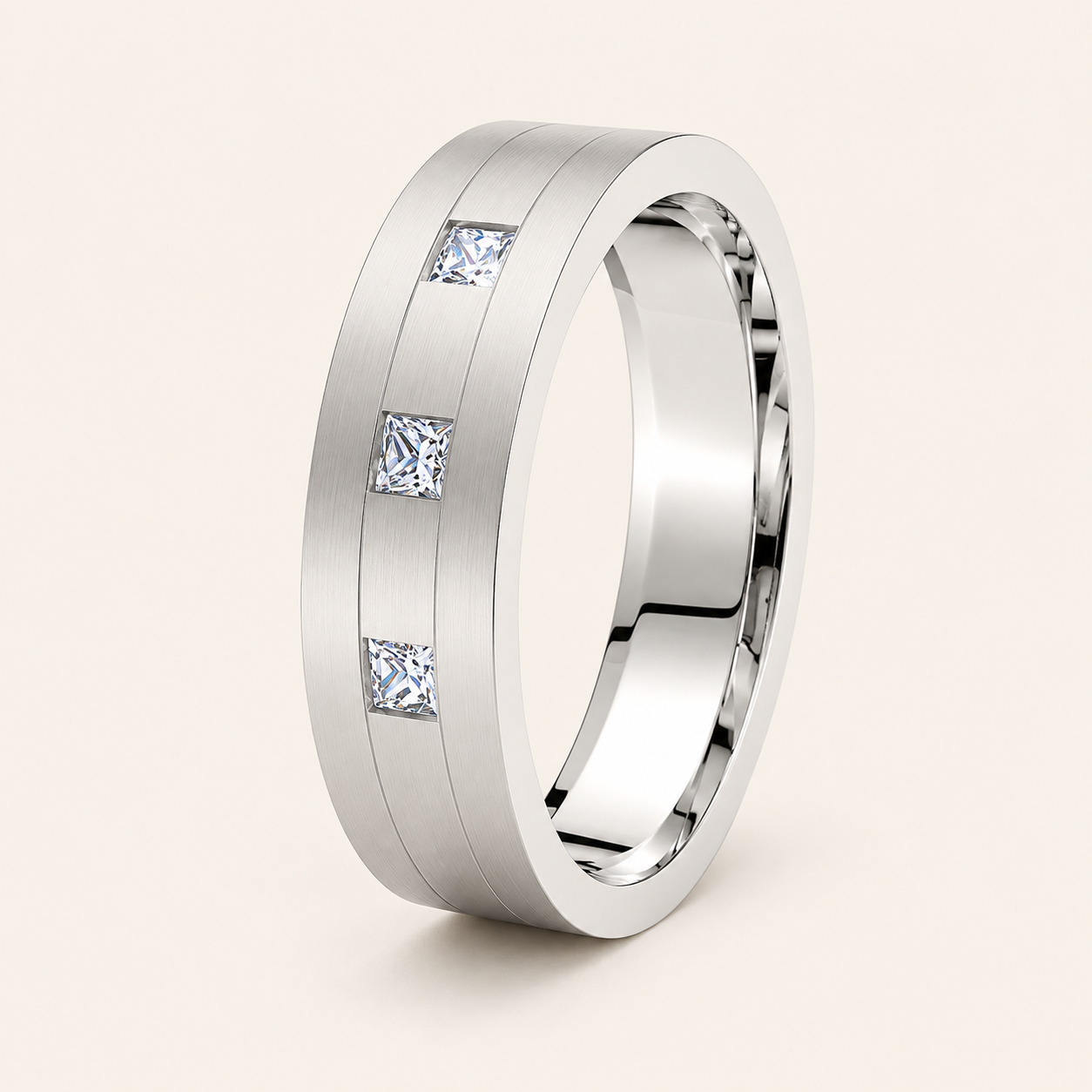 Men's white gold